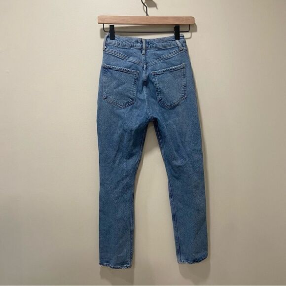 AGOLDE Riley Distressed Jeans sz 23 - Picture 6 of 8